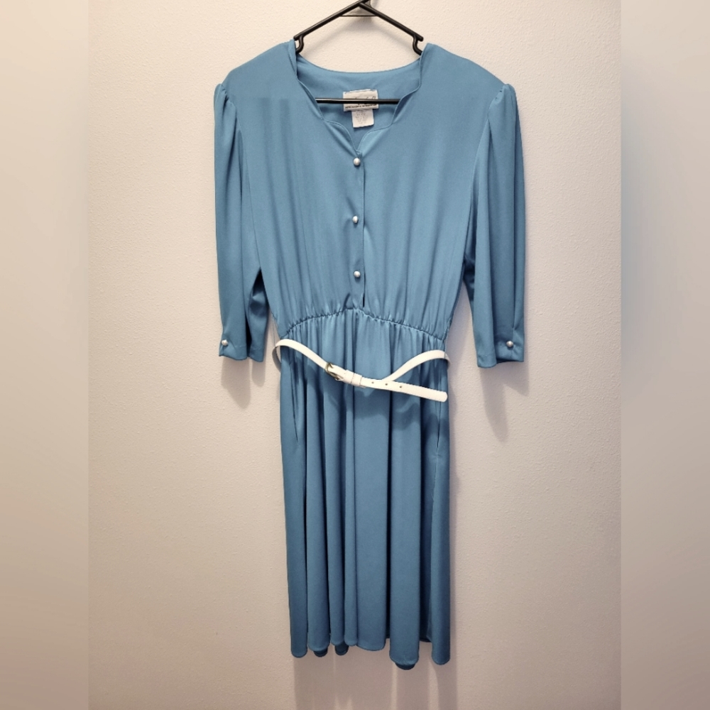 Vintage Anthony Richards Belted Dress